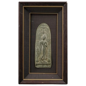 Antique Buddhist Votive Plaque