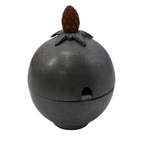 Vintage Danish Pewter Bonbonniere Jar