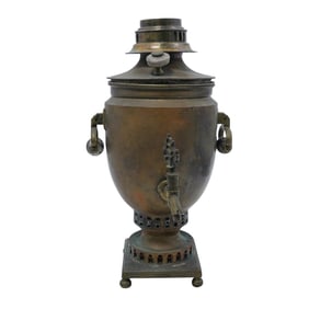 Vasily & Ivan Lomov (Russian, est. 1812) Russian Imperial Copper Samovar