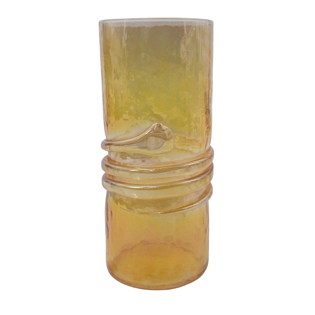 Esteban Prieto Blown Art Glass Iridescent Tumbler (1 of 5)