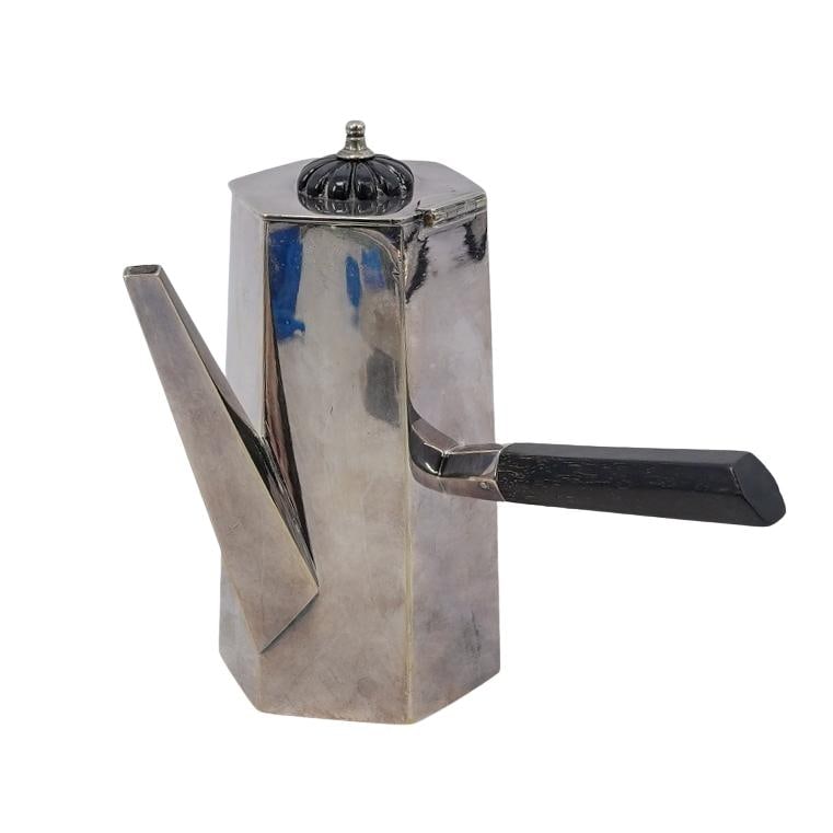 George Shadford Lee & Wigfull Ltd. Silver Plated Coffee Pot (1 of 8)