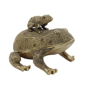 (3pc) Vintage Bombay Co. Brass Figural Desk Set