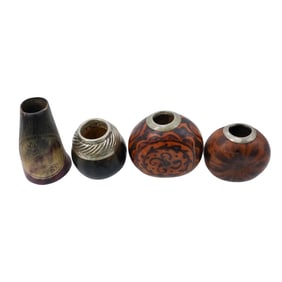 (4 Pc) South American Yerba Mate Cups