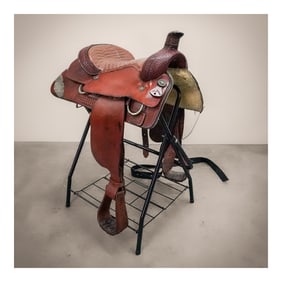 Lamb Saddle Co. Western Roping Show Saddle