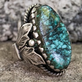 Julian Lovato Sterling Silver & Turquoise Ring