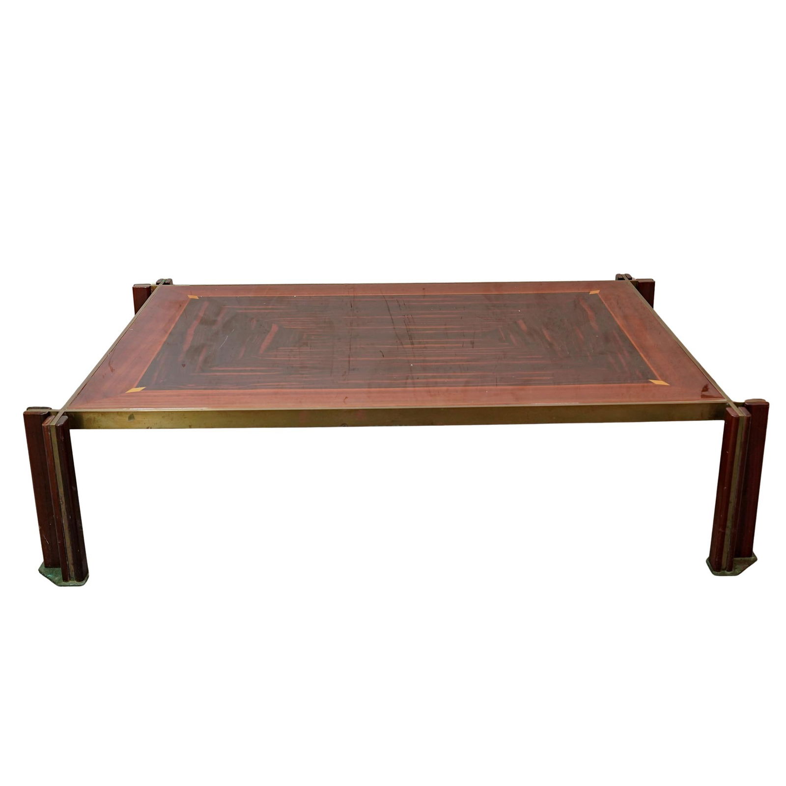 Paolo Barracchia (Italian, 20th century) Lacquered Wood and Metal Coffee Table (1 of 7)