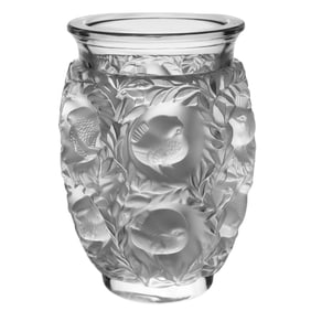 Lalique "Bagatelle" Crystal Vase