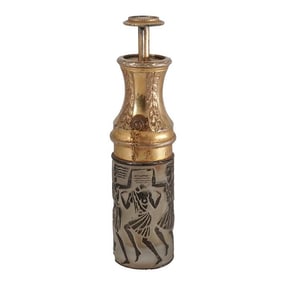 R. Lalique "Danseuses Egyptiennes" Glass Perfume Bottle