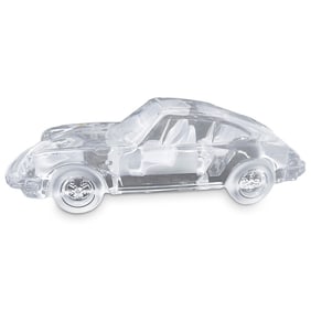 Daum Crystal "Porsche 911" Sculpture
