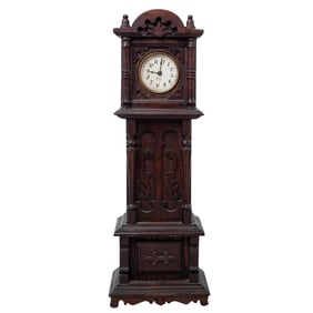 Vintage Westlox La Sallita Wooden Mantle Clock