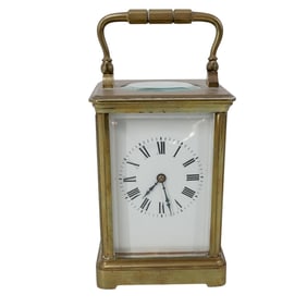 Victorian French Carriage Travel Clock