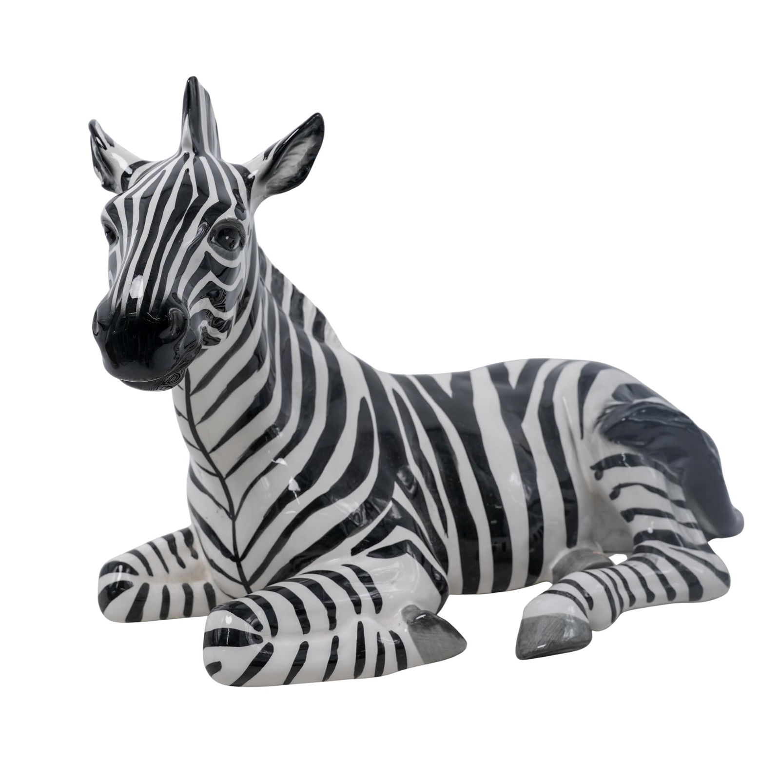Large Ceramic Zebra Sculpture (1 of 5)