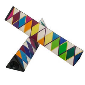 Yaccov Agam (Israeli, b. 1928) "Agamscope" Optical Interactive Artwork