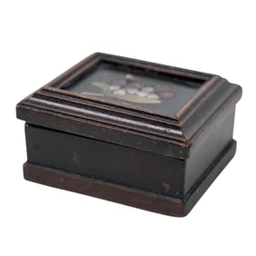Miniature Wood and Pietra Dura Box