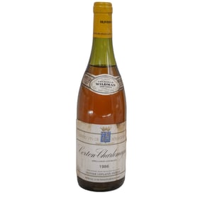 1986 Olivier Leflaive Corton-Charlemagne Grand Cru Wine Bottle