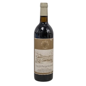 1985 Joseph Phelps Insignia Red Wine Bottle
