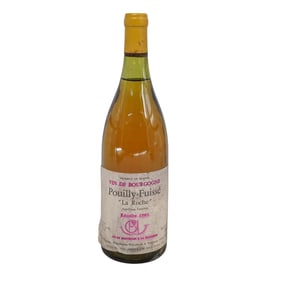 1983 Guffens-Heynen Pouilly-Fuisse "La Roche" Wine Bottle