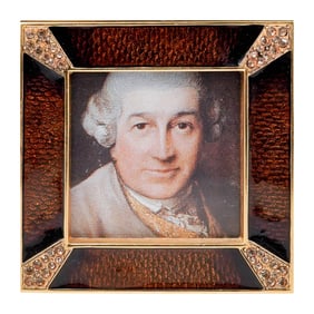 Jay Strongwater Enameled Miniature Frame