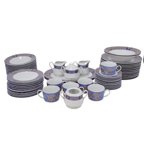 (67 pcs) American Atelier Bloomingdales "Celebrations" Judaic Porcelain Service