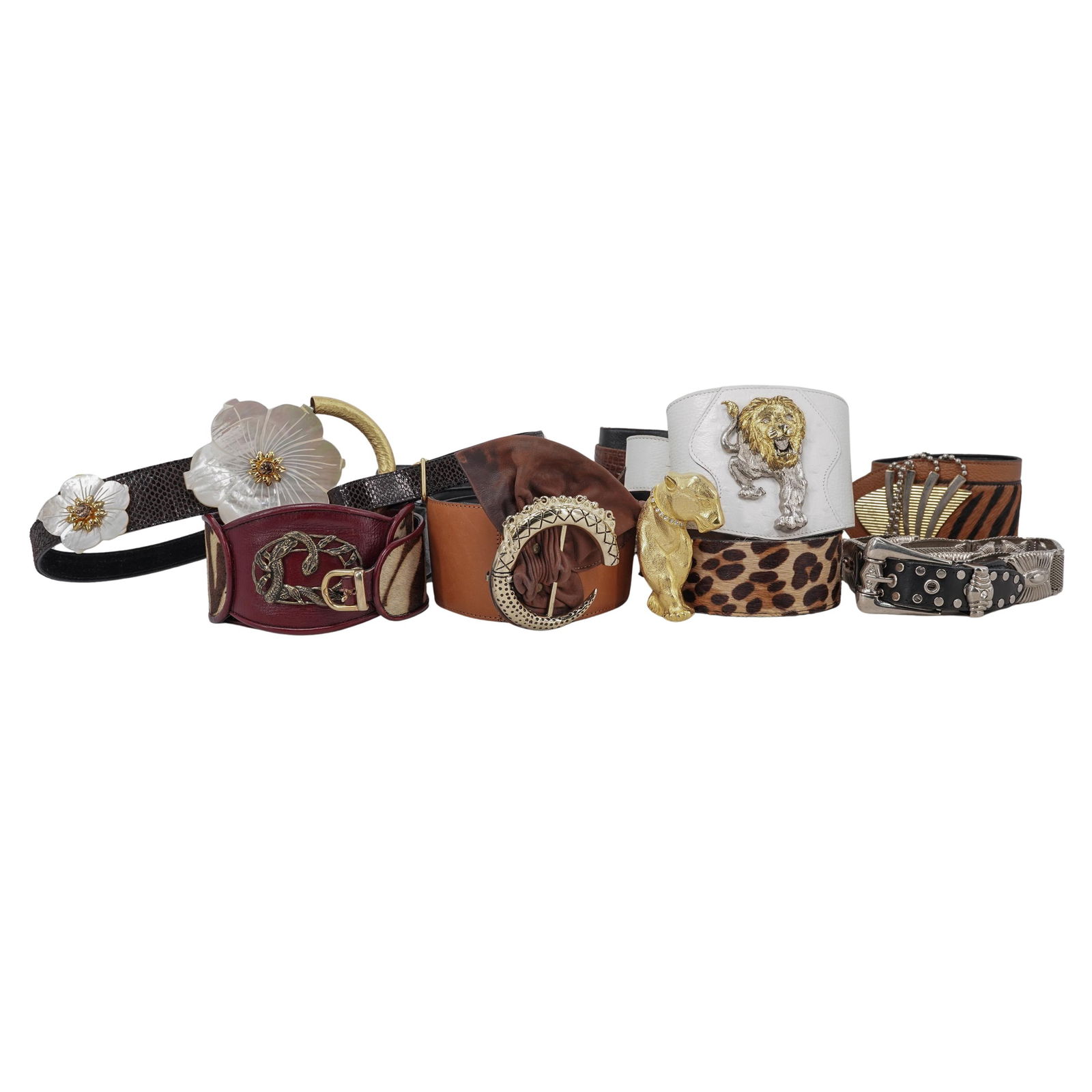 (12 pc) Vintage Designer Ladies Belts (1 of 4)