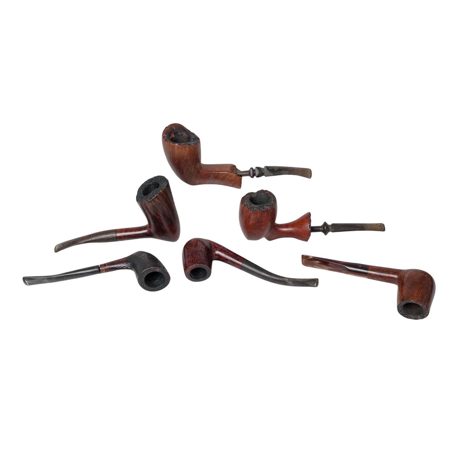 (6 Pc) European Tobacco Smoking Pipes (S. Bang) (1 of 8)