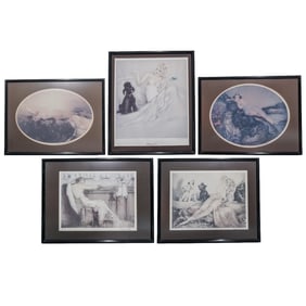(5pc) Louis Icart (French 1888-1950) Prints