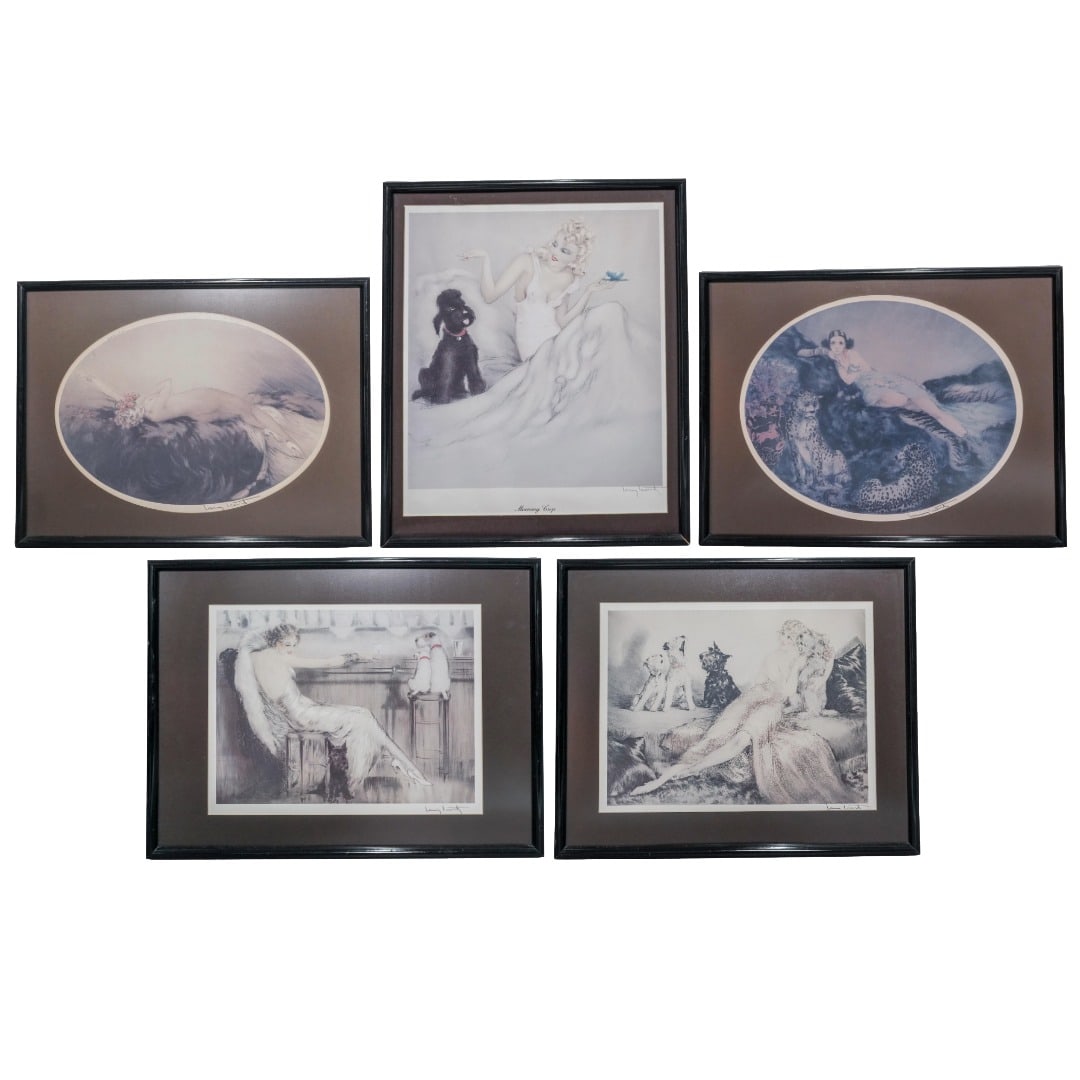 (5pc) Louis Icart (French 1888-1950) Prints (1 of 18)