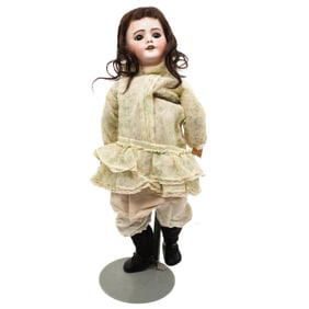 Antique S.F.B.J. Bisque and Papier Mache Doll