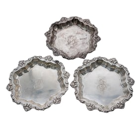 Frank Whiting & Co Sterling Silver Butter Plates