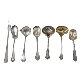 (7pc) Sterling Silver Assorted Serving Utensils Group