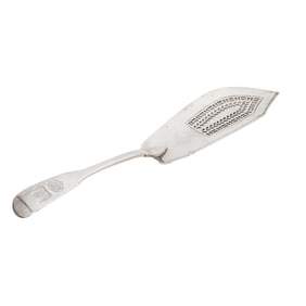 William Elay & William Fearn English Sterling Reticulated Fish Server