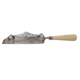 English T Slater, W Slater & H Holland Sterling Silver Crumb Scoop