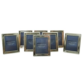 (12 Pc) Reed & Barton Sterling Silver Mini Picture Frames