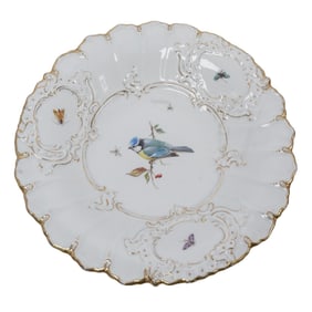 Meissen Hand Painted Porcelain Dish