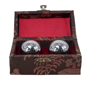 Chinese Chrome Bell Baoding Ball Set