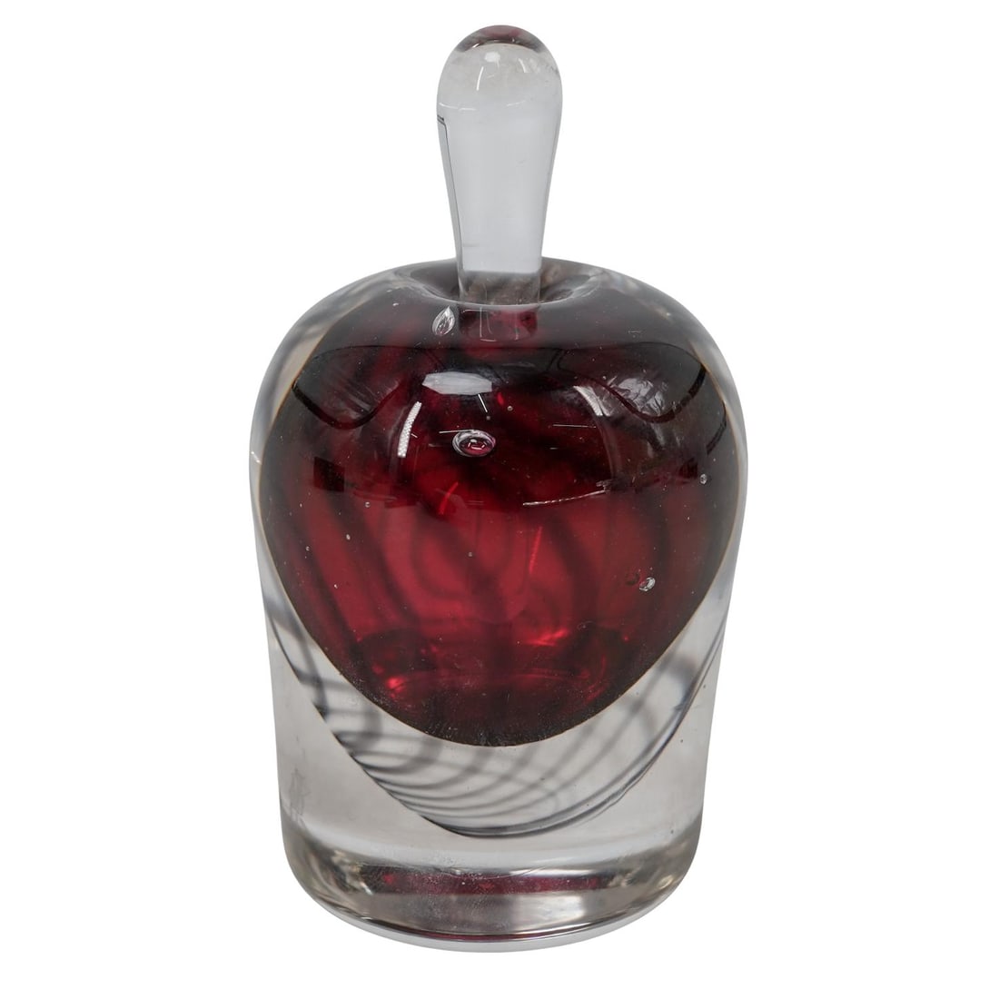 Jon Silverman Art Glass Apple Perfume Bottle (1 of 4)