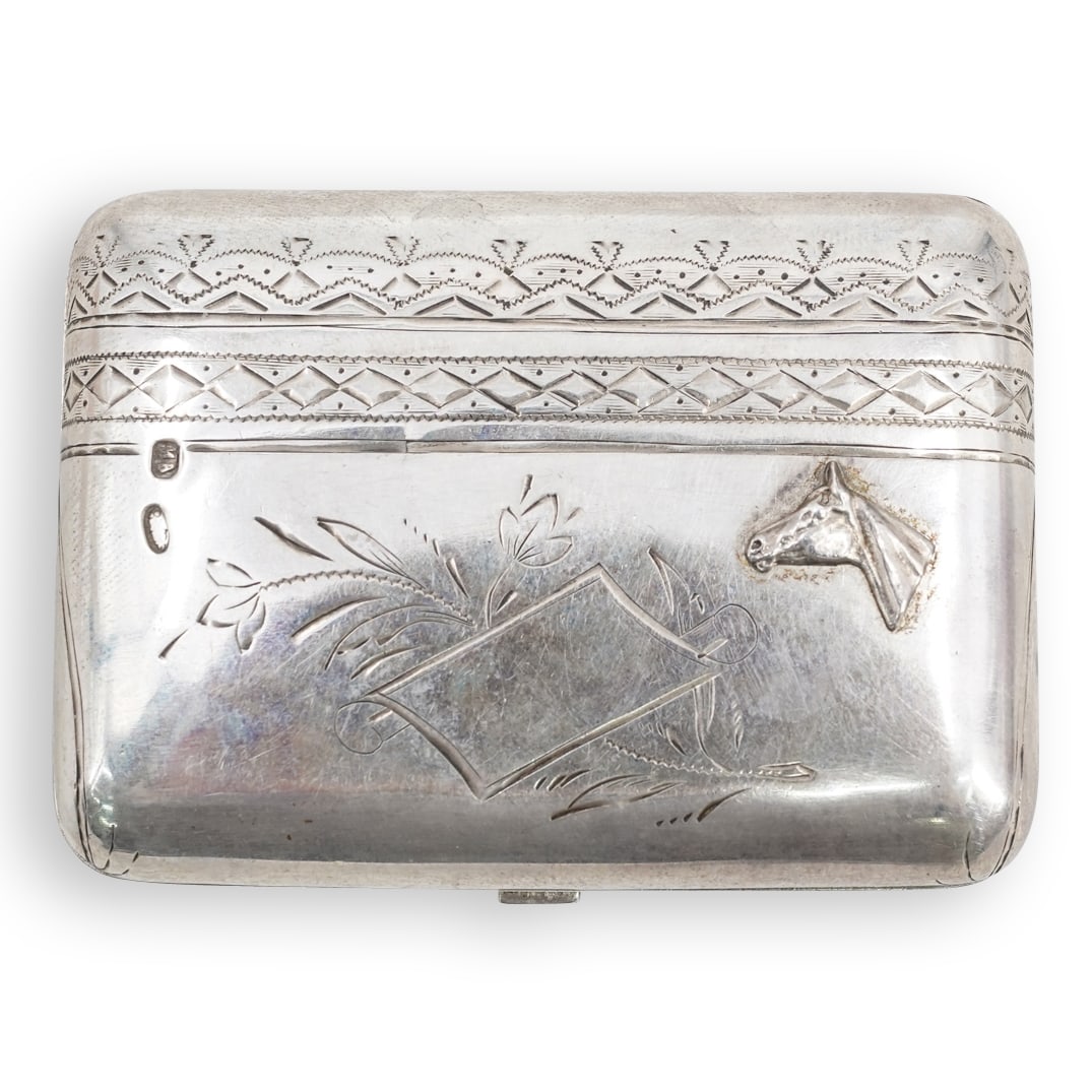 Russian Silver Cigarette Case - 2