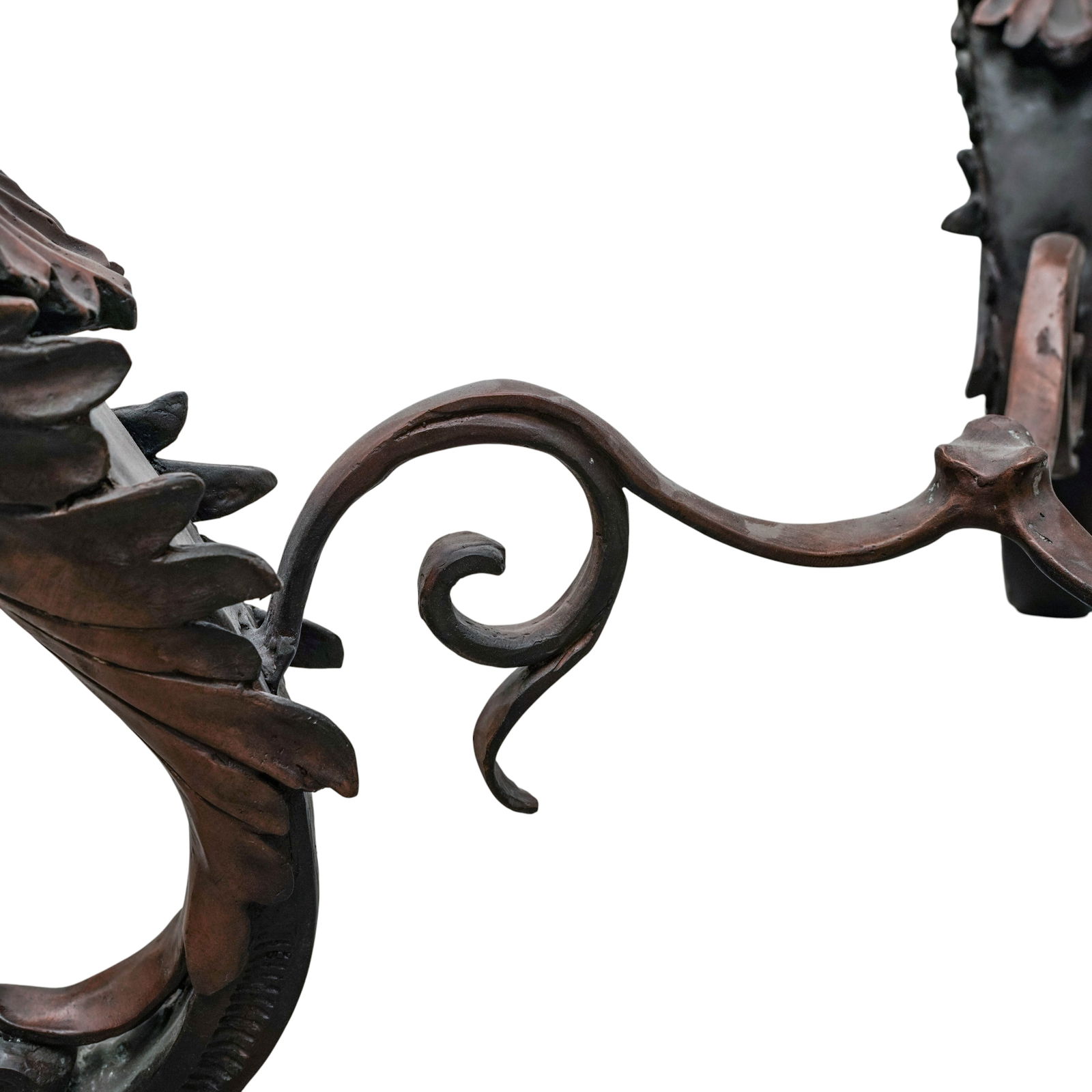 Bronze Winged Figural Table Base - 7