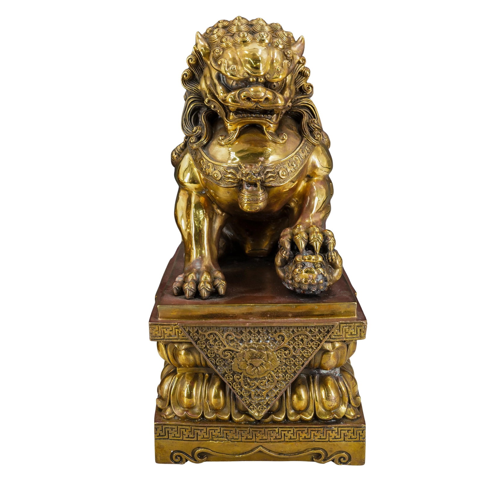 Pair Large Foo Dog Sculptures - 5