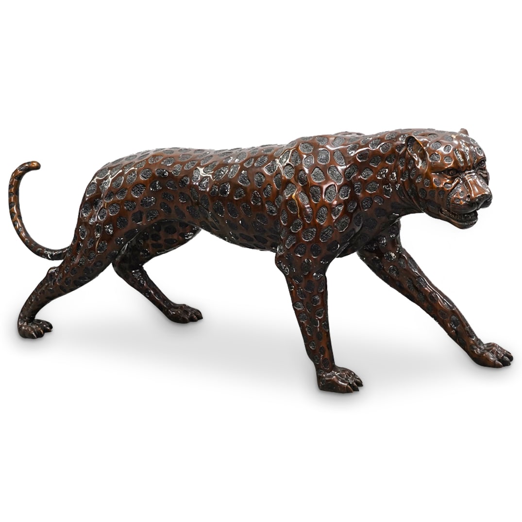 Large Bronze Cheetah - 2