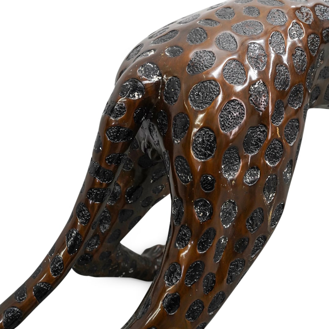 Large Bronze Cheetah - 8