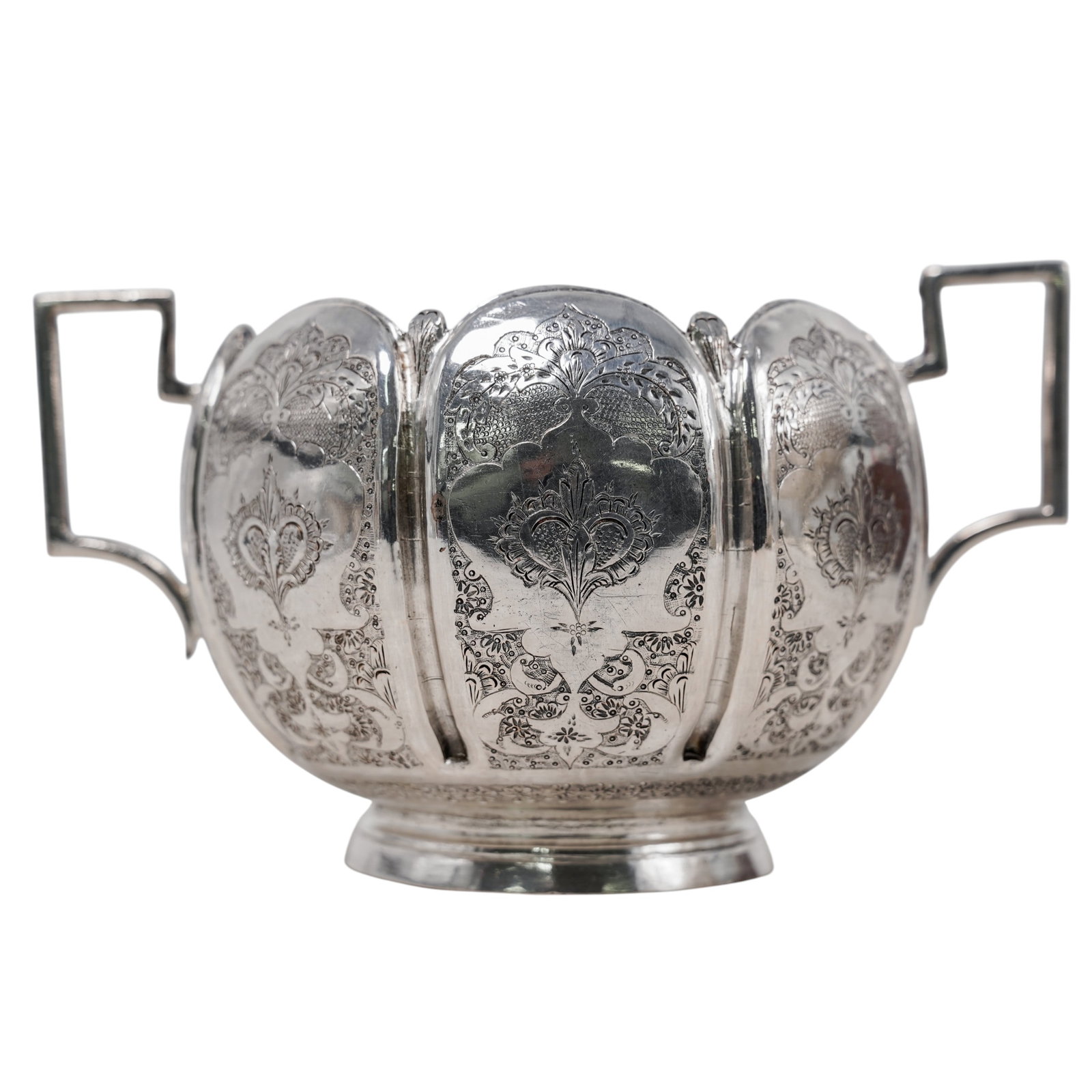 Vintage Persian Sterling Silver Handled Bowl (1 of 5)