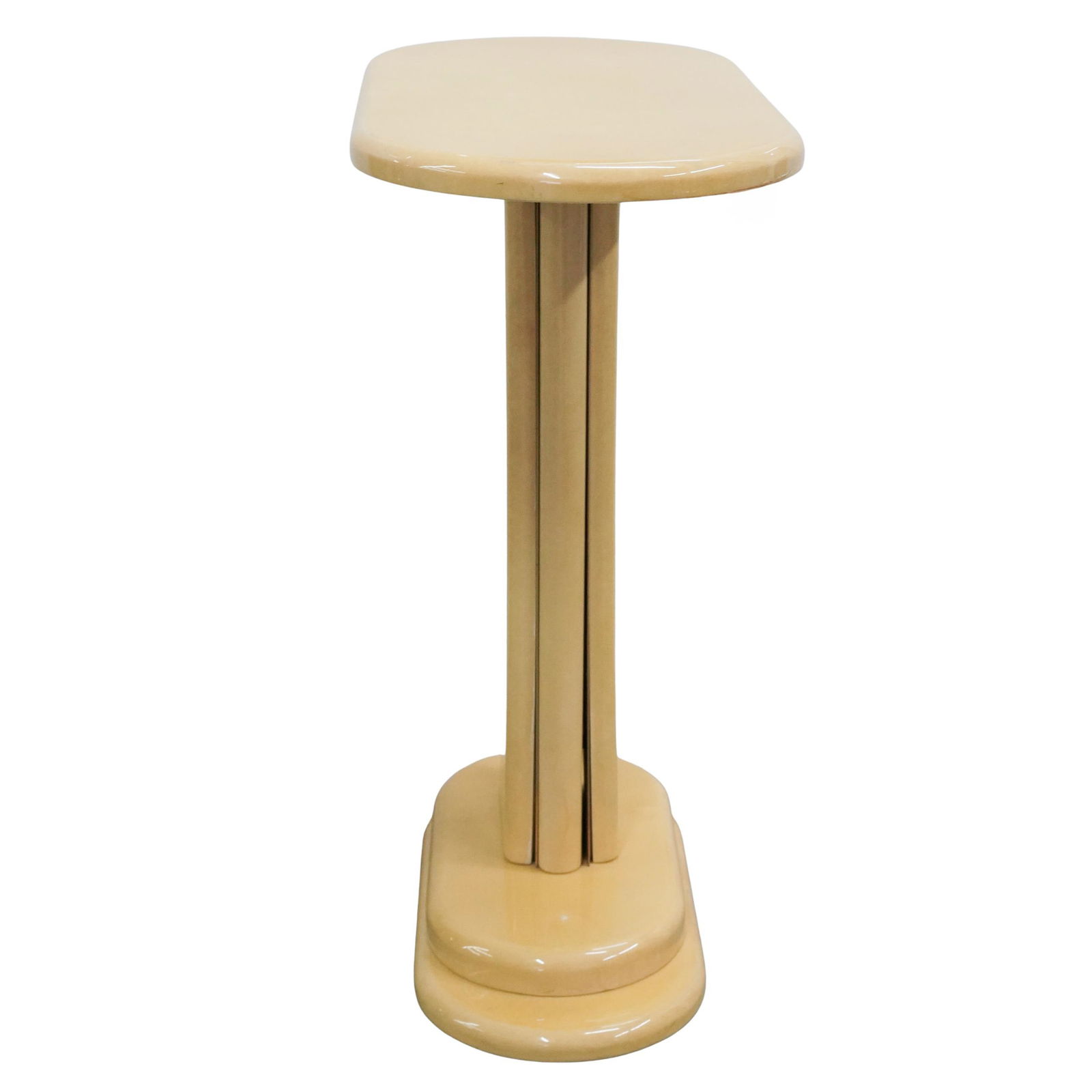 Karl Springer Goatskin Side Table - 3