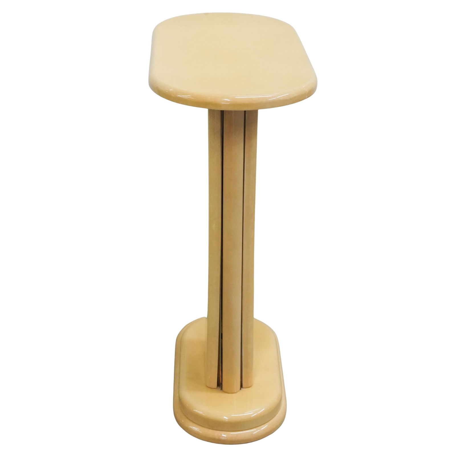 Karl Springer Goatskin Side Table - 5