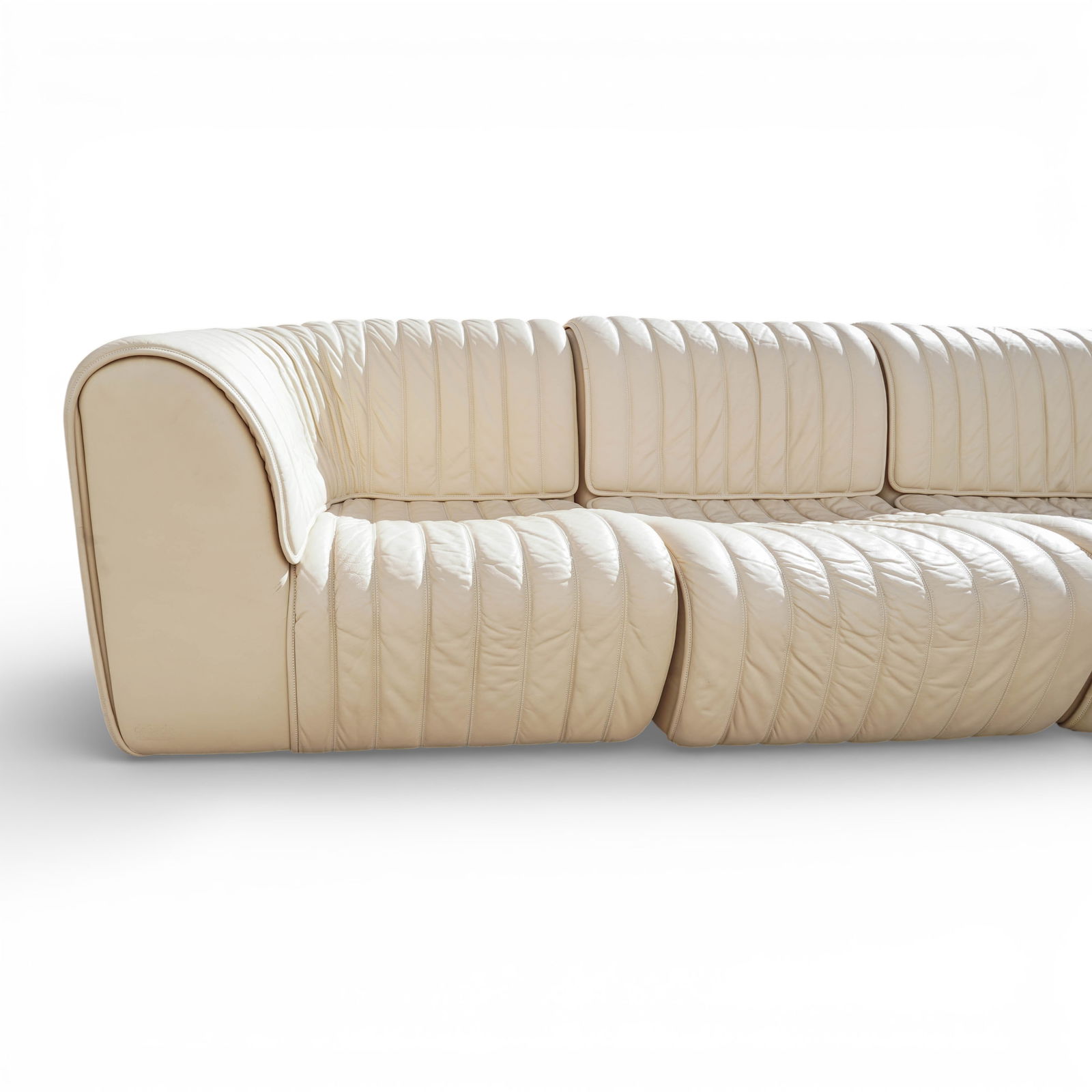 Large DeSede Sectional Leather Modular Sofa - 5