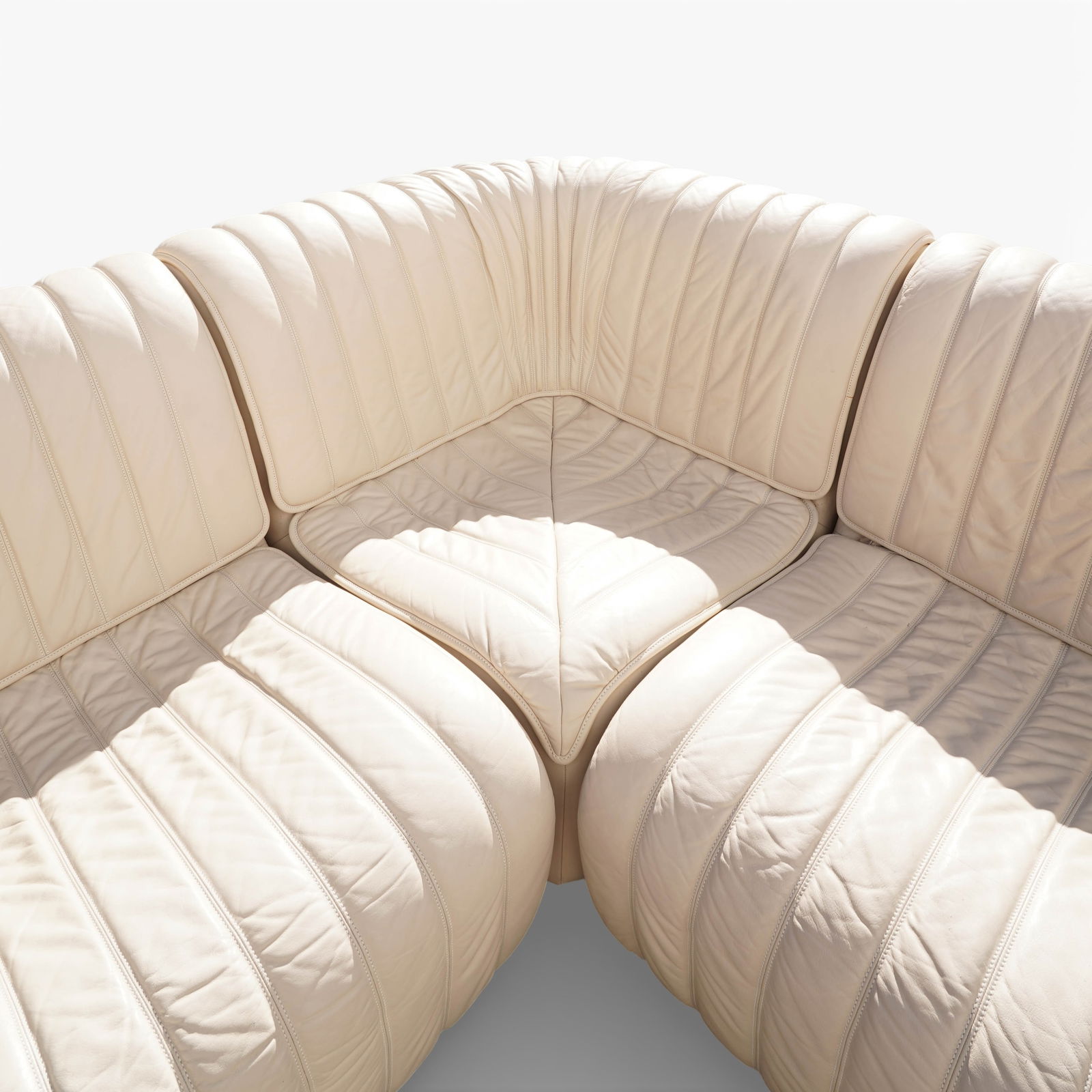 Large DeSede Sectional Leather Modular Sofa - 6