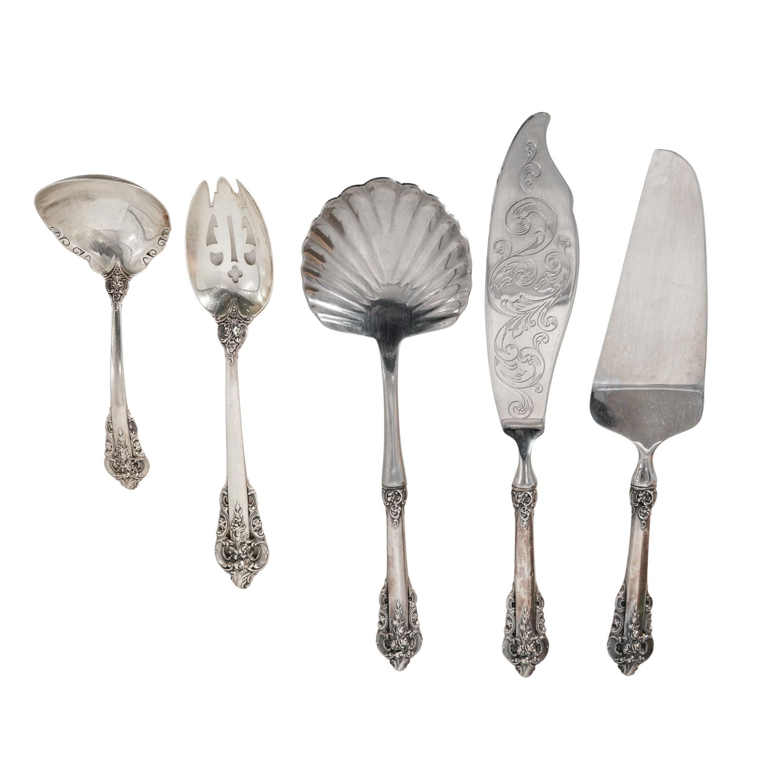 (71 pcs) Wallace Sterling "Grand Baroque" Flatware Set (1 of 17)