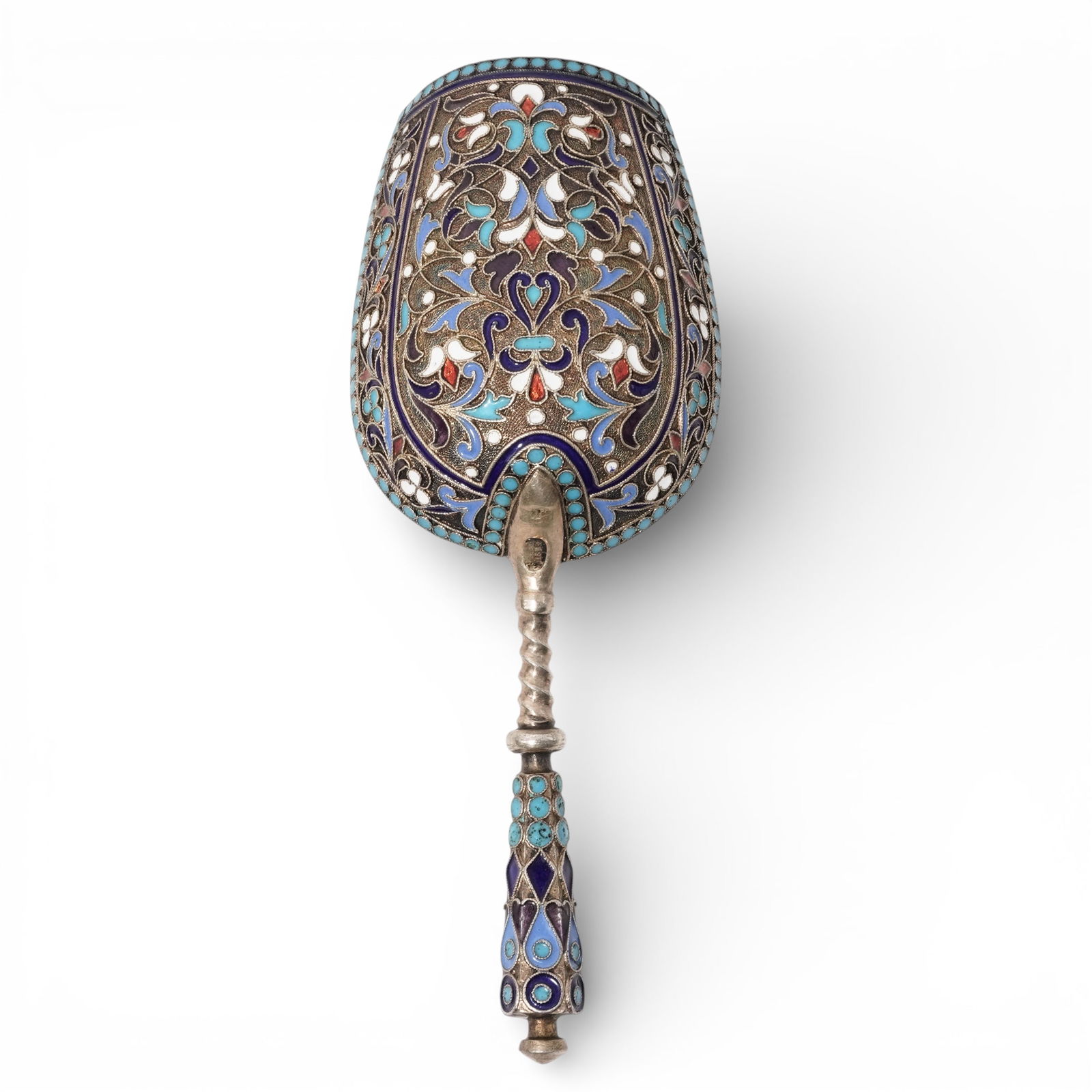 Antique Imperial Russian Enameled Silver Spoon (1 of 10)
