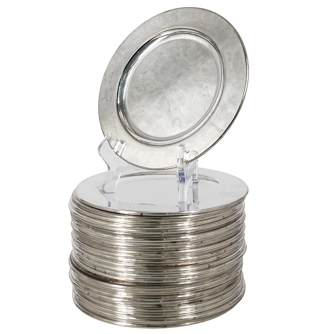 (30 pcs) Silver Plated Bread Plates - 2