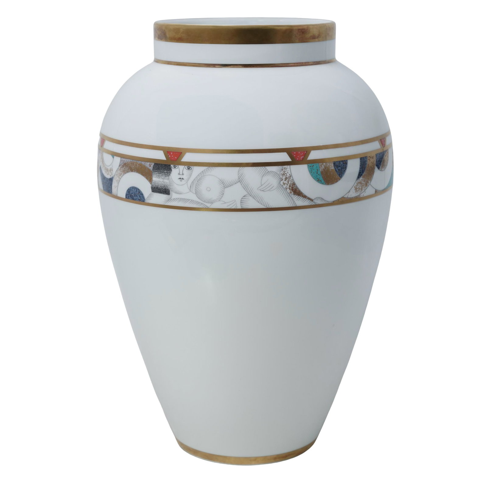 Large Bernardaud Limoges Porcelain Vase (1 of 4)